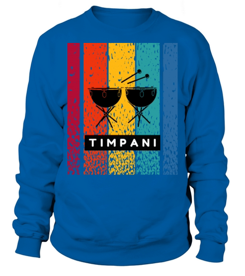 VINTAGE TIMPANI PLAYER MUSIC Sweatshirt Unisex