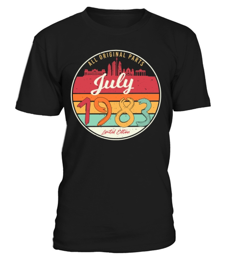 All Original 1983 July T-Shirt Unisex