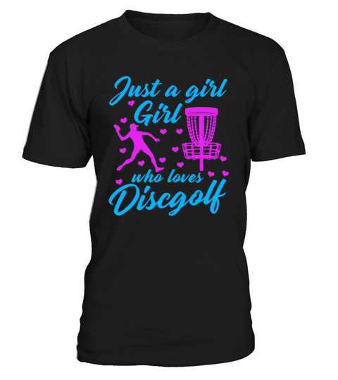 Girl Who Loves Disc Golf Vintage Ultimate Frisbee T-Shirt Unisex