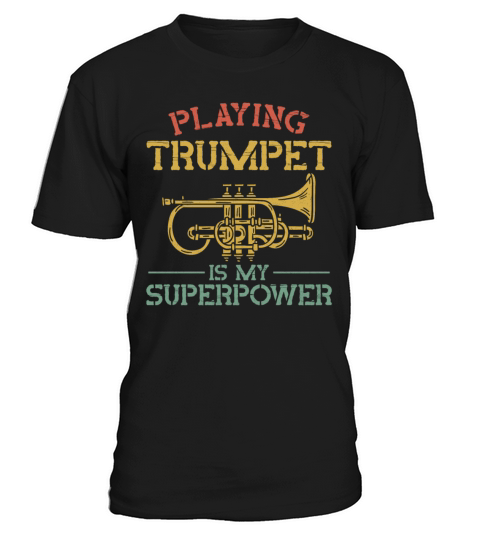 Trumpet Player Vintage Playing T-Shirt Unisex