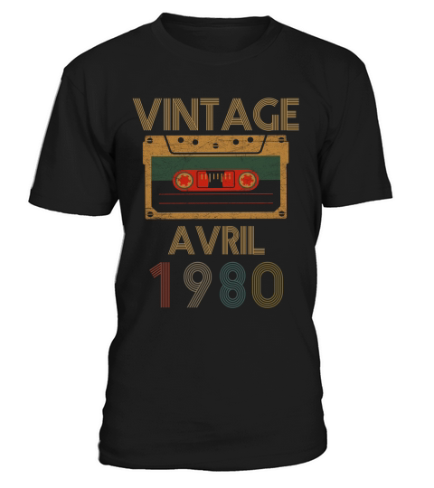 Vintage avril 1980 T-Shirt Unisex
