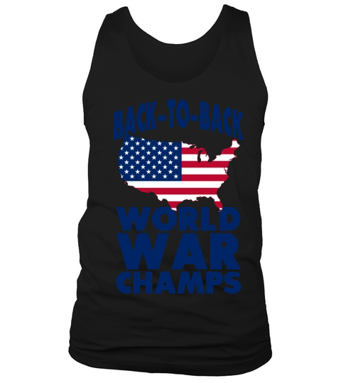 Back To Back World War Champs Usa Tank Top Unisex