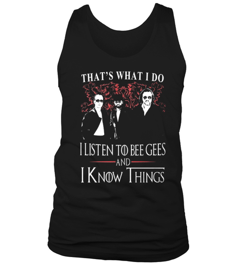 Bee Gees I KNOW THINGS Tank Top Unisex