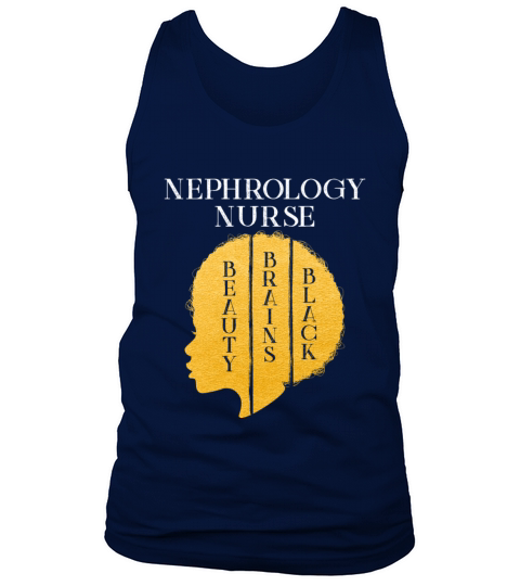 Black History Month Nephrology Nurse African Tank Top Unisex