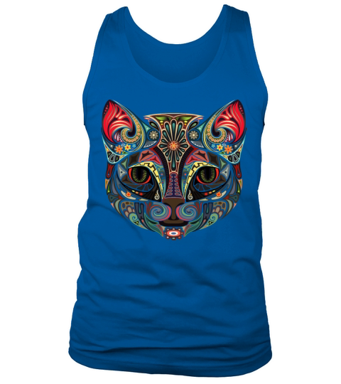 Cat Face MultiColor Tank Top Unisex