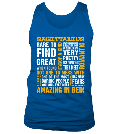 Characteristic of Sagittarius Zodiac Sign Birthday Tank Top Unisex