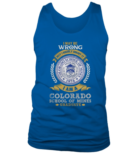 Colorado School of Mines Tank Top Unisex