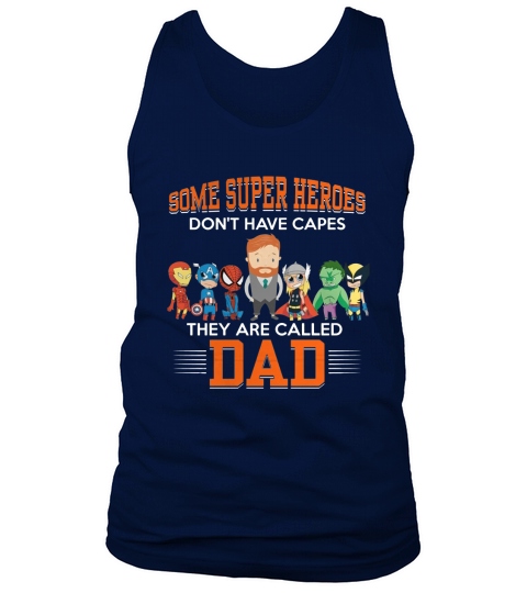 Father Shirt. Best Costume For Dad Who Loves Super Hero. Birthday Gift From Son. Tank Top Unisex