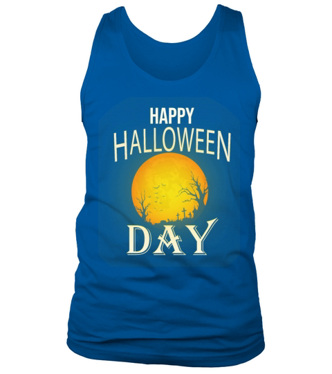 Funny Happy Halloween Day the Moon for Halloween Tank Top Unisex