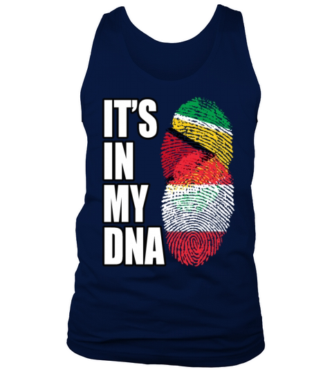 Guyanese And Austrian Mix Heritage DNA Flag Tank Top Unisex