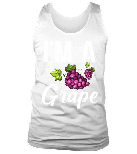 Im A Grape Funny Design For Fruits Lover Fruit Tank Top Unisex