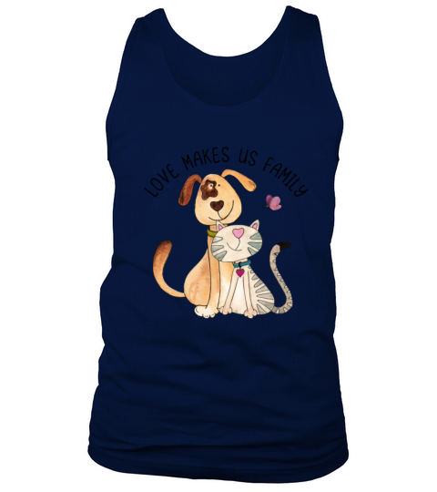 Love Makes Us Family Tank Top Unisex