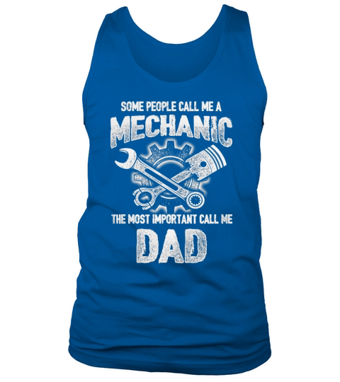 Mechanic Dad Tshirt Tank Top Unisex