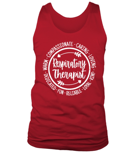 Respiratory Therapist RT Therapist Respiration Tank Top Unisex