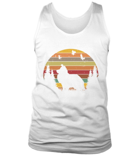 Sheltie Retro Shetland Sheepdog Vintage Tank Top Unisex