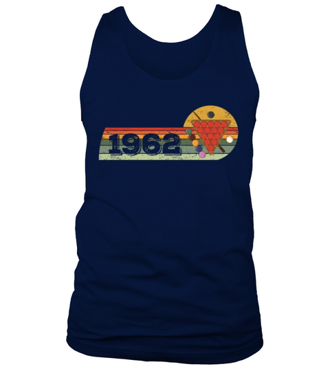 Snooker Snooker-game Vintage born 1962 Birthday Tank Top Unisex