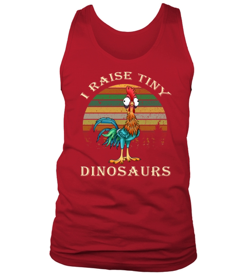 Vintage I Raise Tiny Dinosaurs Chicken Tank Top Unisex