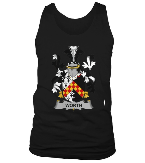 Worth Family Crest Irish Family Crests II Tank Top Unisex