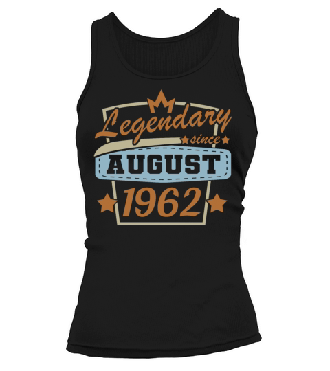 60th Birthday August 1962 Retro Gift Ideas Tank top Woman