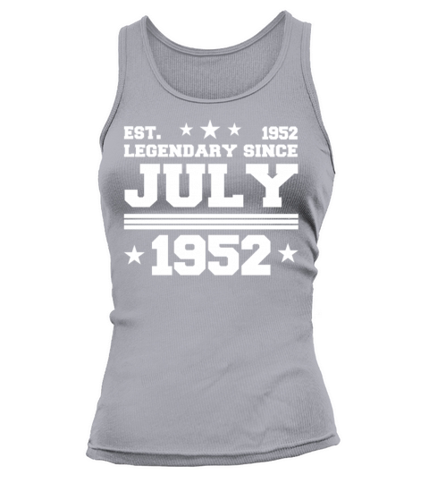 70th birthday July vintage 1952 gift idea Tank top Woman