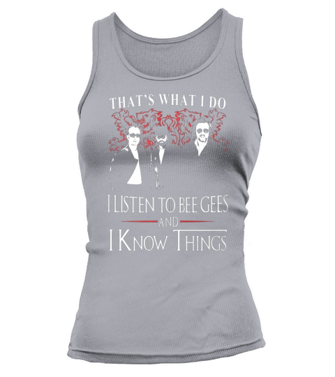 Bee Gees I KNOW THINGS Tank top Woman