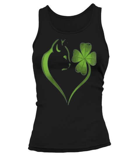 Clover Shamrock Cat Tank top Woman
