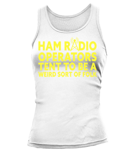 Funny Ham Radio Operators Amateur Radio Tank top Woman