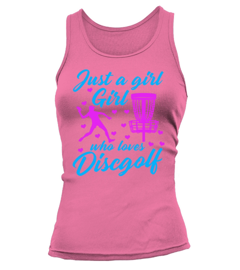Girl Who Loves Disc Golf Vintage Ultimate Frisbee Tank top Woman