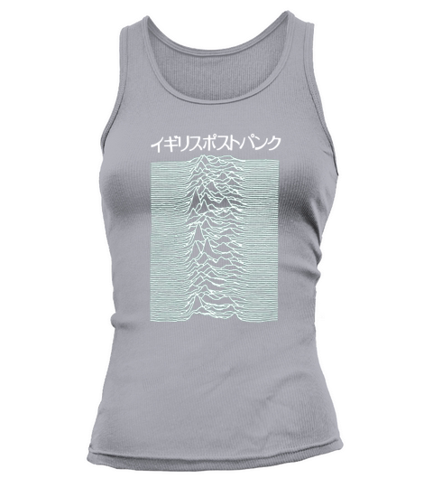 Japanese Joy Division Unknown Pleasures Pulsar Art Tank top Woman
