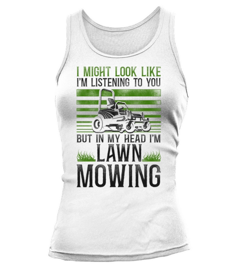 Lawn Mower Mowing Dad Father Tank top Woman