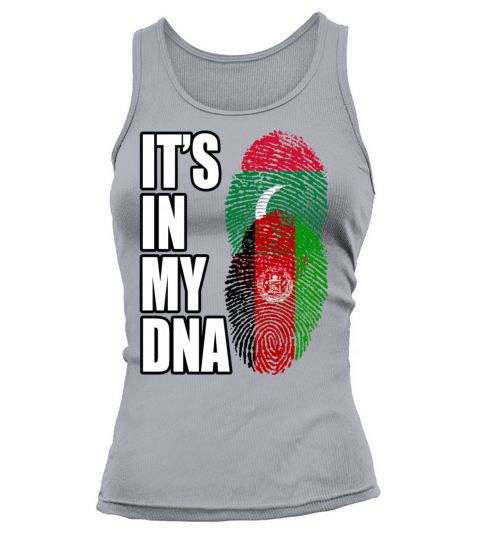 Maldivian And Afghanistan Mix Heritage DNA Flag Tank top Woman