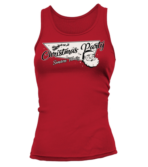 Sanders Family Ready for Christmas Party Tank top Woman