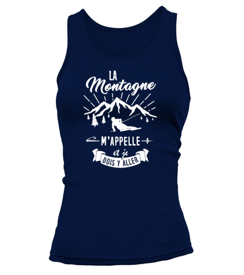 Ski La Montagne MAppelle Mountain Gift for Men Women Tank top Woman