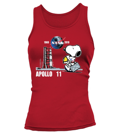 Snoopy 1969 Nasa 2019 Apollo 11 shirt Tank top Woman