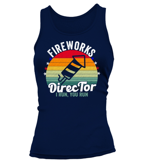 VINTAGE Fireworks Director If I Run You Run Tank top Woman