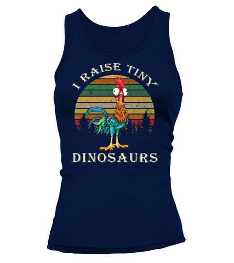 Vintage I Raise Tiny Dinosaurs Chicken Tank top Woman