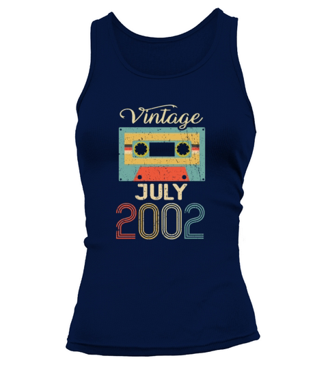Vintage July 2002 20th Birthday 20 Year Gift Tank top Woman