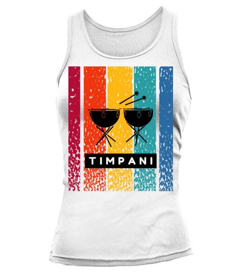 VINTAGE TIMPANI PLAYER MUSIC Tank top Woman