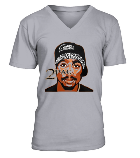 2Pac Tupac Amaru Shakur V-Neck T-shirt