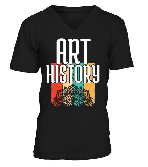 Art History Vintage V-Neck T-shirt