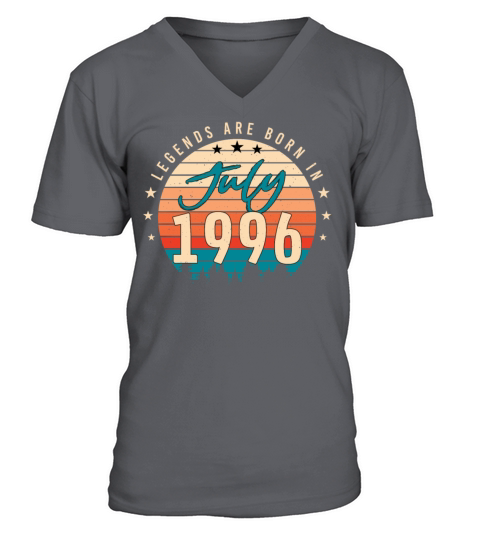 Birth Month July 1996 V-Neck T-shirt