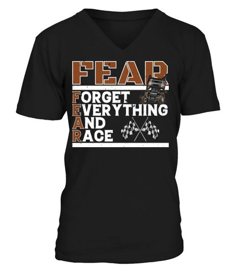 Dirt Track Racing Sport Drifting Tracker Lifestyle V-Neck T-shirt