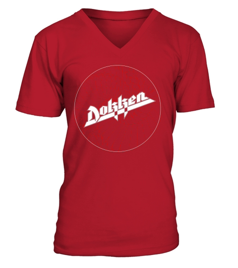 Dokken - Breaking the Chains album Tshirt V-Neck T-shirt