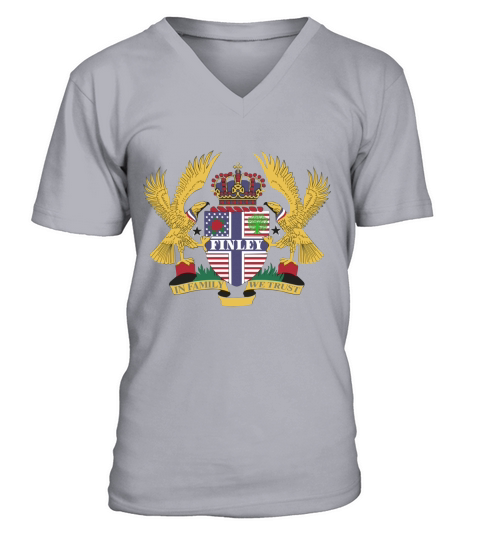 Finley Family Crest For American People - Finley Family T-Shirt, Hoodie, Sweatshirt V-Neck T-shirt