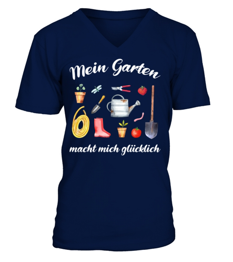 Garden Quote Hobby Gardener Gift Idea V-Neck T-shirt