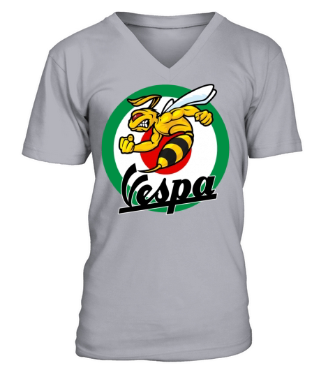 ITALIA VESPA SCOOTER T SHIRT V-Neck T-shirt