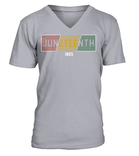 Juneteenth Black History Day Pride Gift V-Neck T-shirt