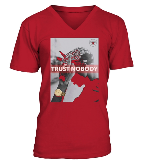 Metallic Gold Shakur V-Neck T-shirt