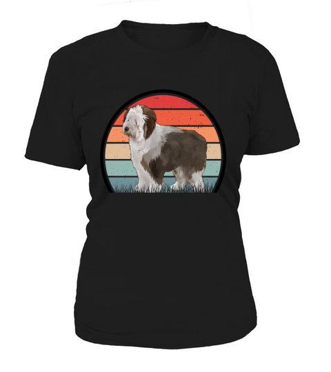 Bobtail Retro Old English Sheepdog Vintage Women's T-Shirt