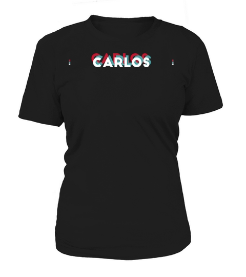 Carlos Name - Funny Name Carlos 80s theme Women's T-Shirt
